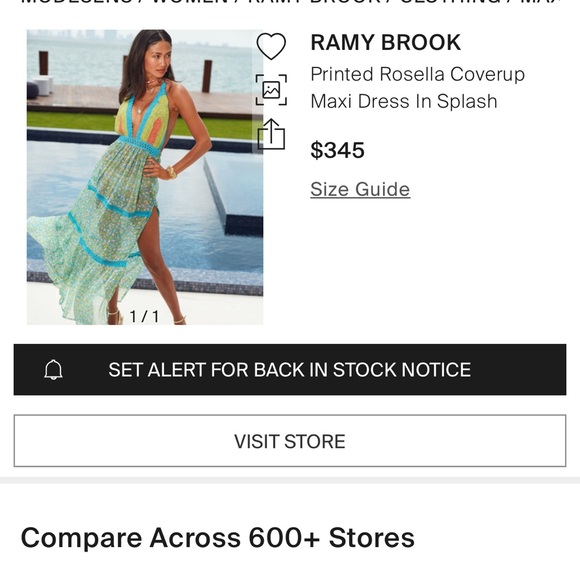 RAMY BROOK maxi dress! NWT - Picture 2 of 6